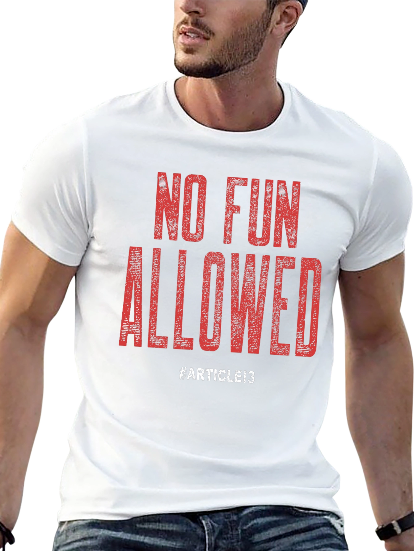 No Fun Allowed T-Shirt - Article 13 Design