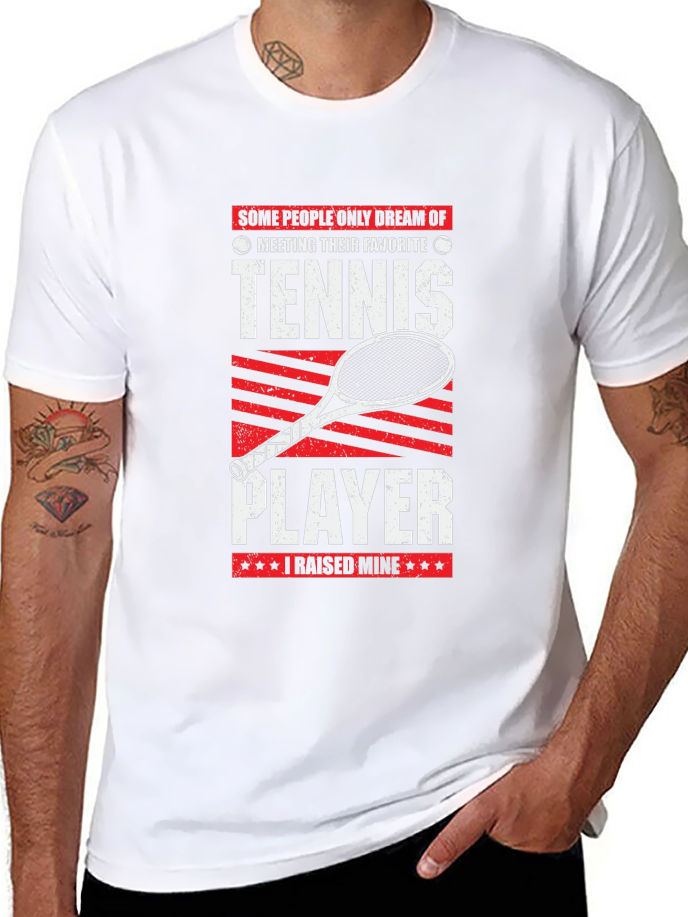 Tennis Player T-Shirt - I Raised Mine