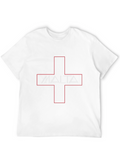 Malta T-Shirt with Red Cross Design - Classic Fit