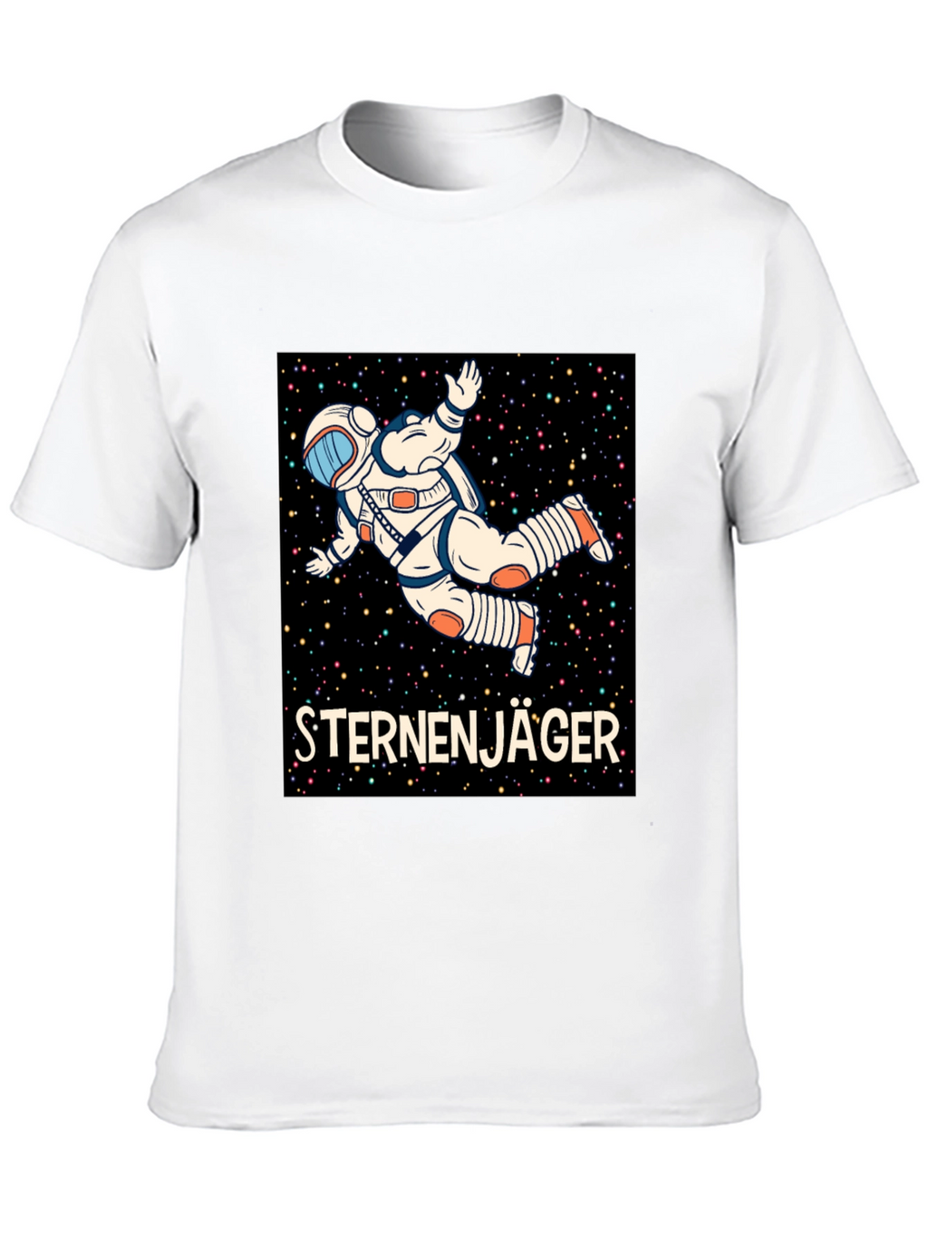 Sternenjager Astronaut Black T-Shirt
