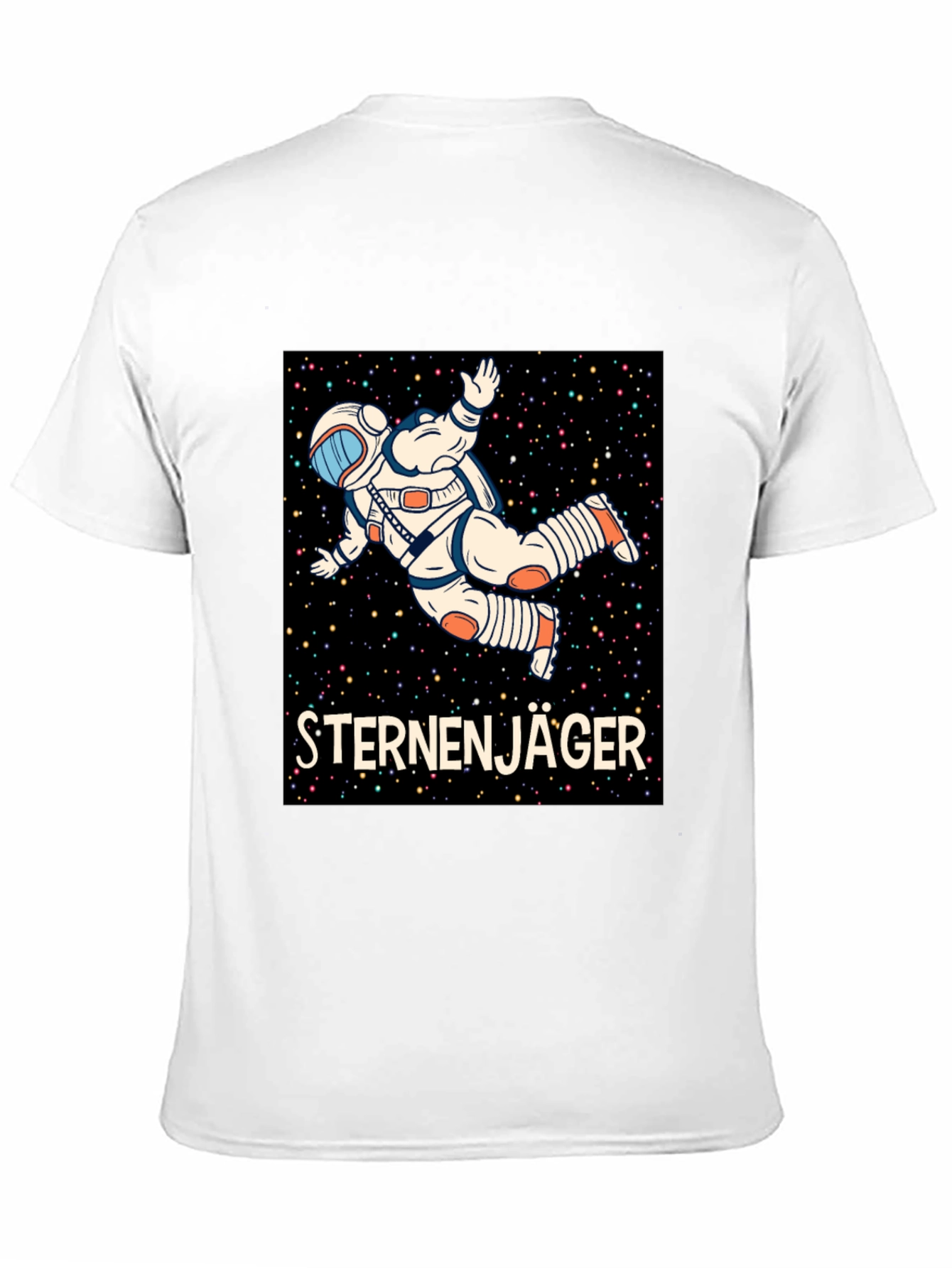 Sternenjager Astronaut Black T-Shirt