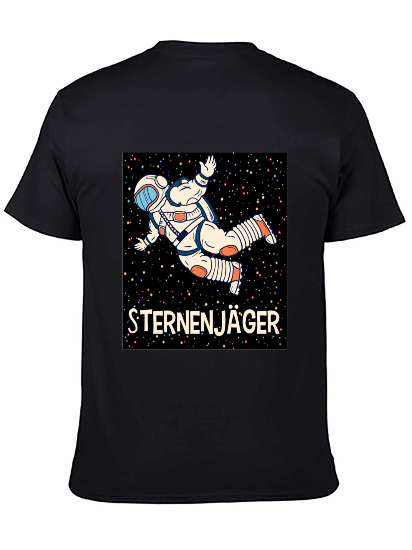 Sternenjager Astronaut Black T-Shirt