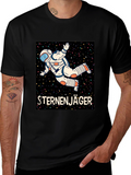 Sternenjager Astronaut Black T-Shirt