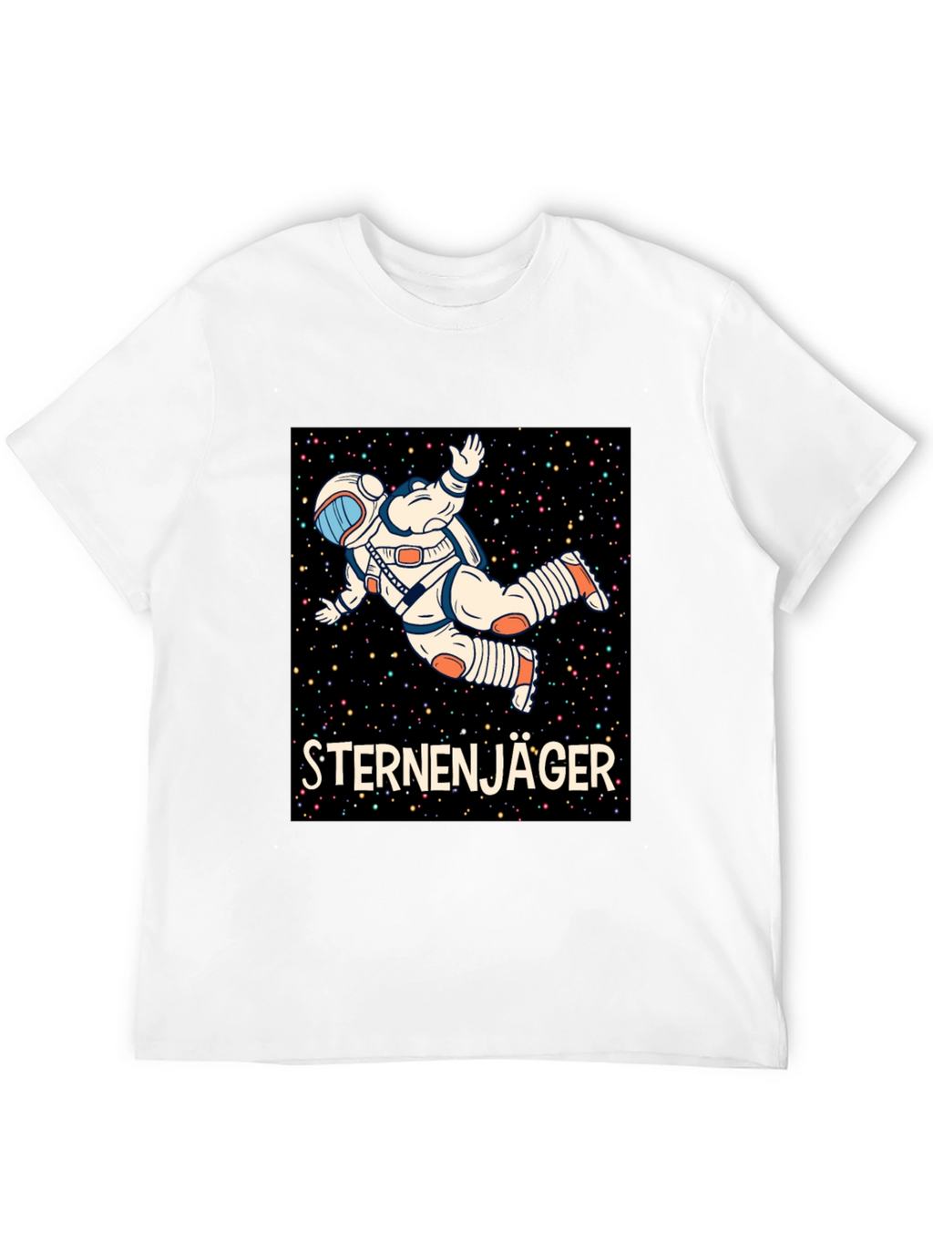 Sternenjager Astronaut Black T-Shirt