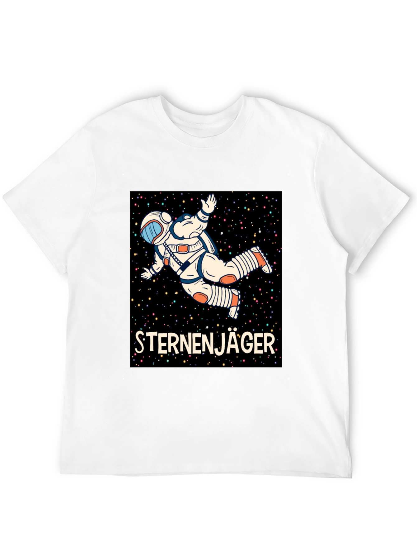Sternenjager Astronaut Black T-Shirt