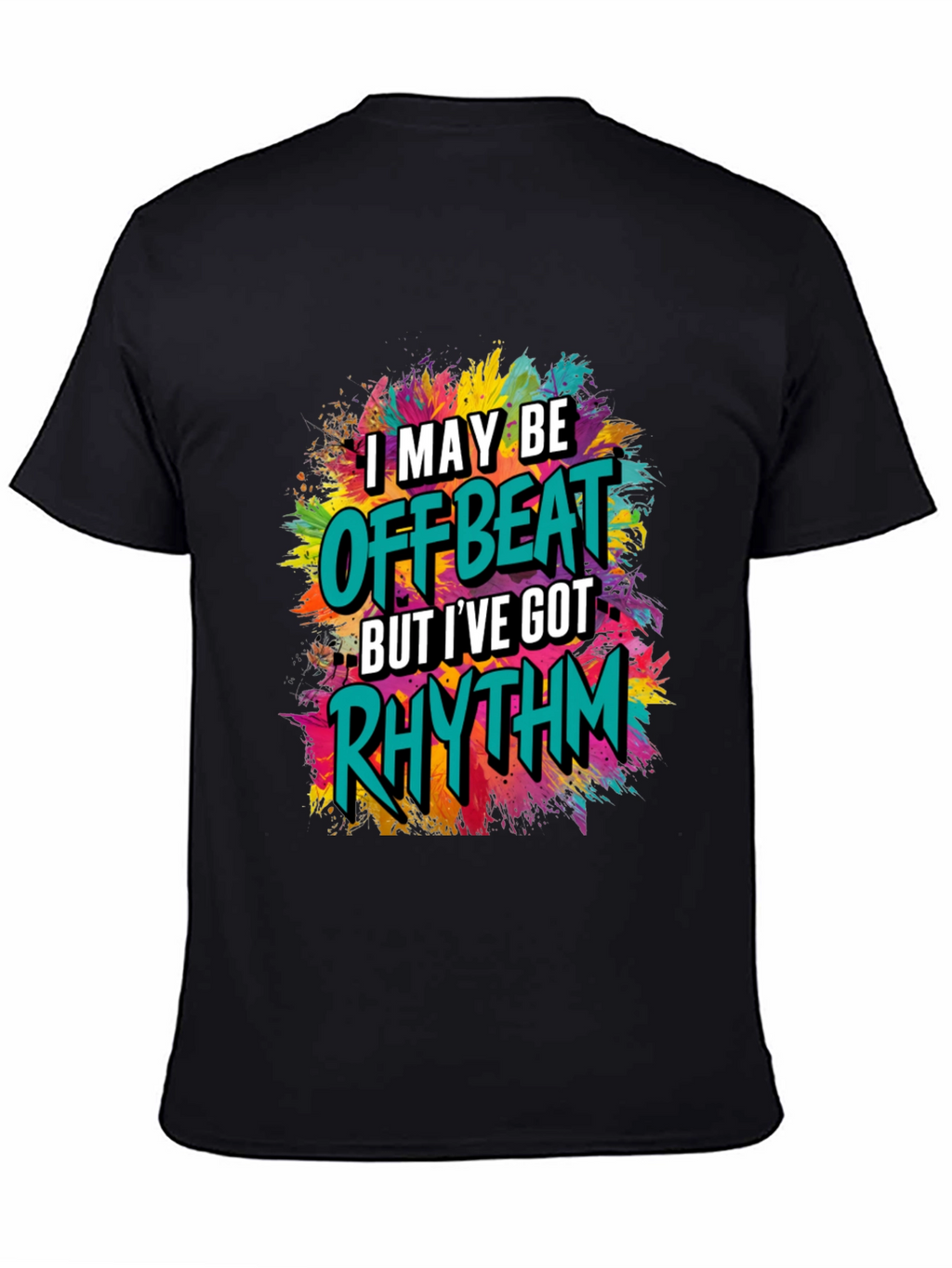 Offbeat Rhythm Graphic T-Shirt - Trendy Style
