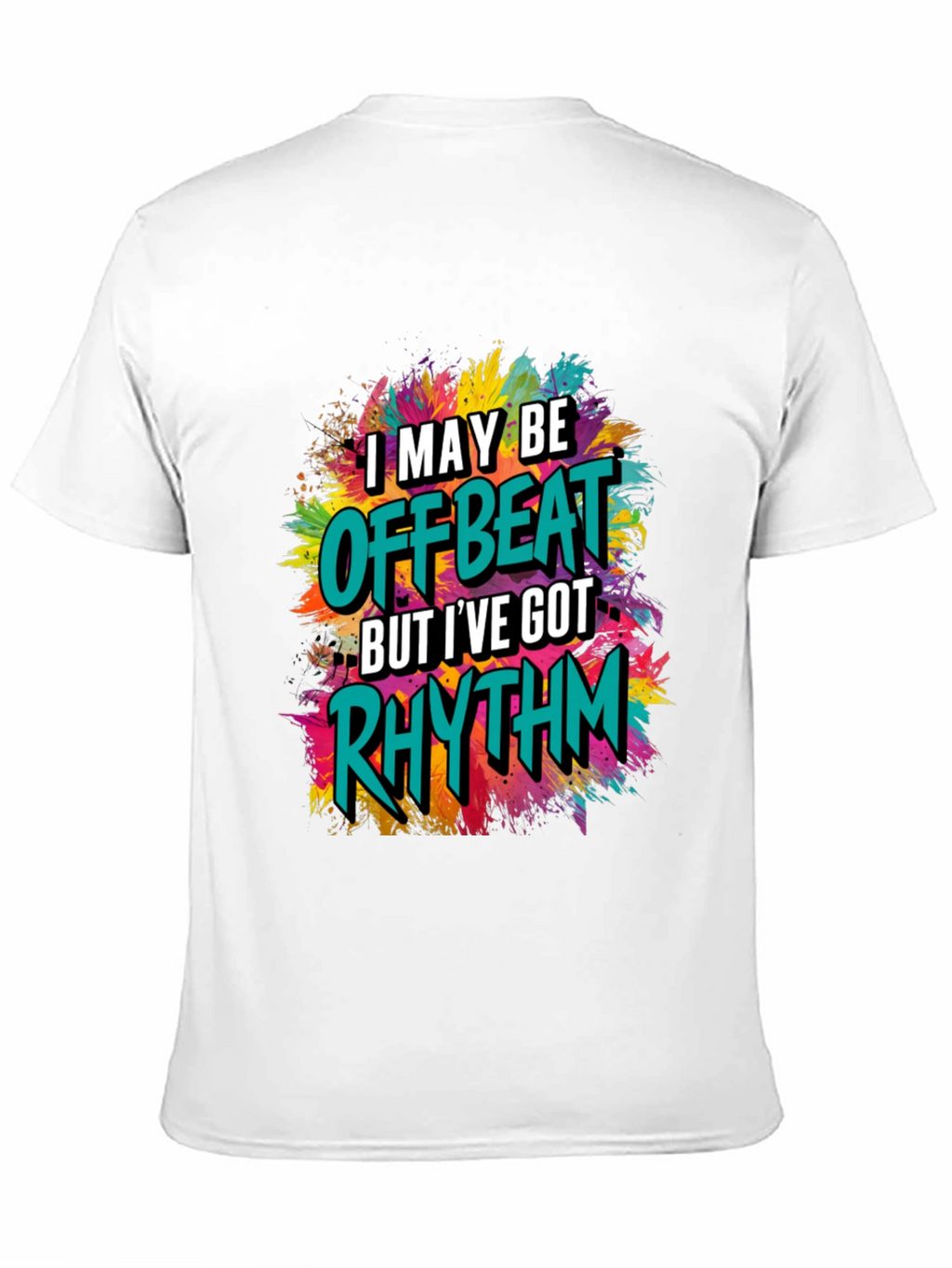 Offbeat Rhythm Graphic T-Shirt - Trendy Style