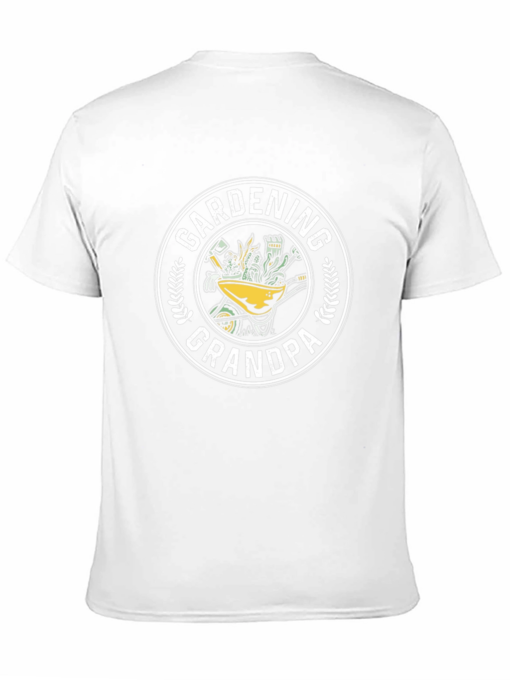 Gardening Grandpa Black T-Shirt