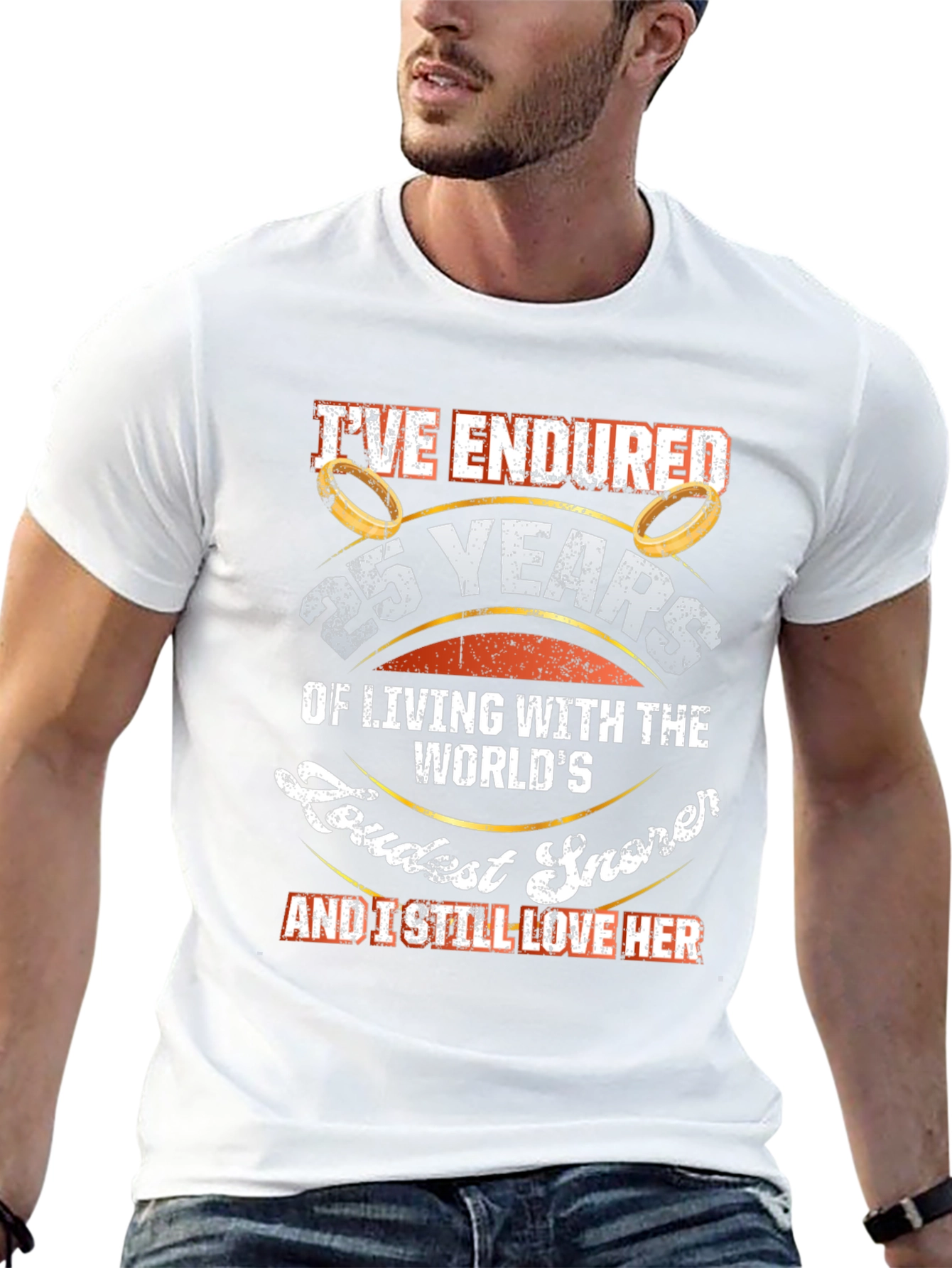25th Anniversary Loudest Snorer T-Shirt
