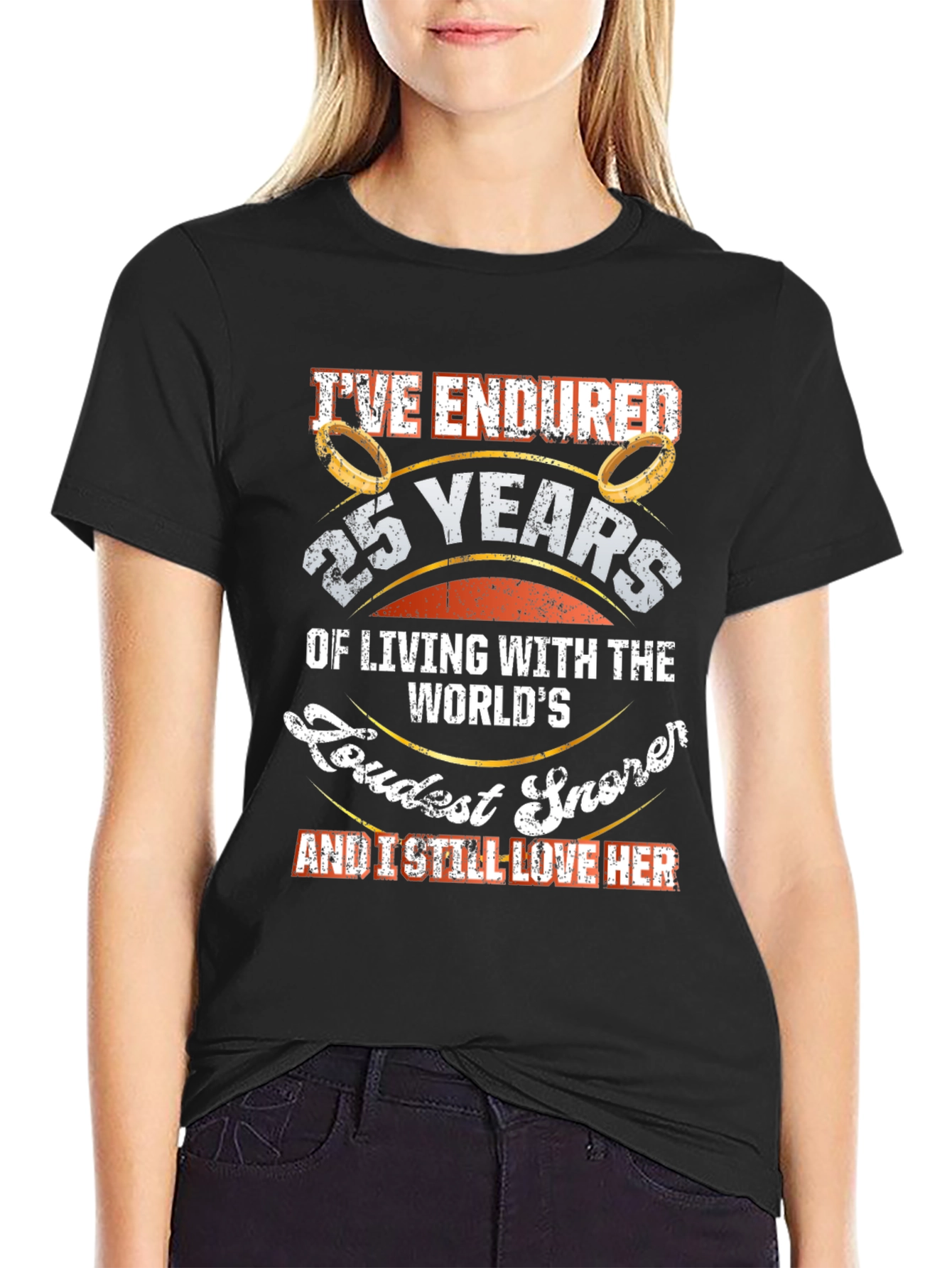 25th Anniversary Loudest Snorer T-Shirt