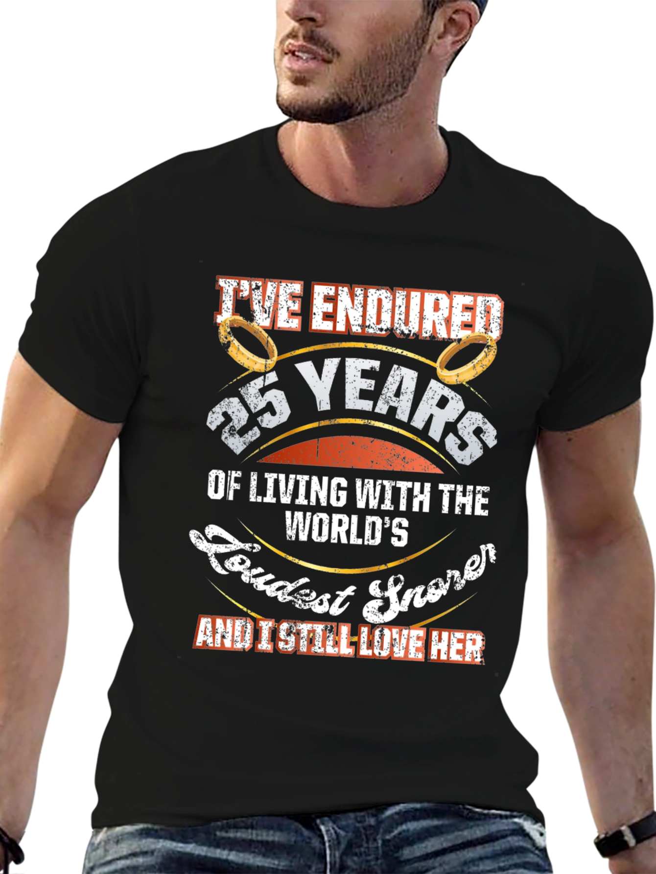 25th Anniversary Loudest Snorer T-Shirt
