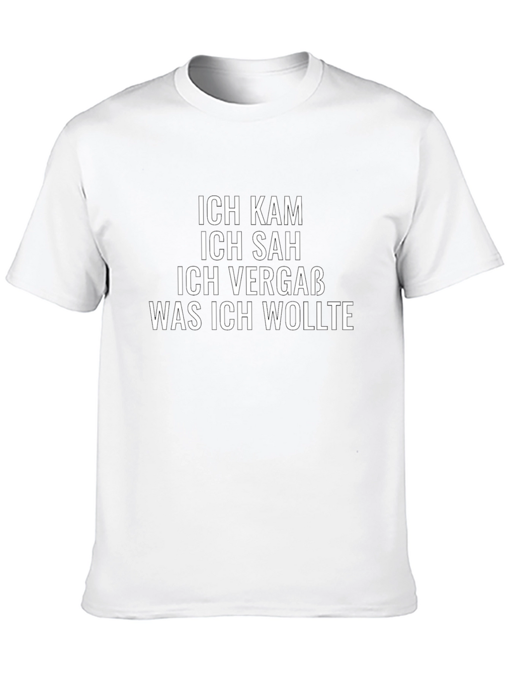 Ich Kam Ich Sah T-Shirt - Bold Statement Tee