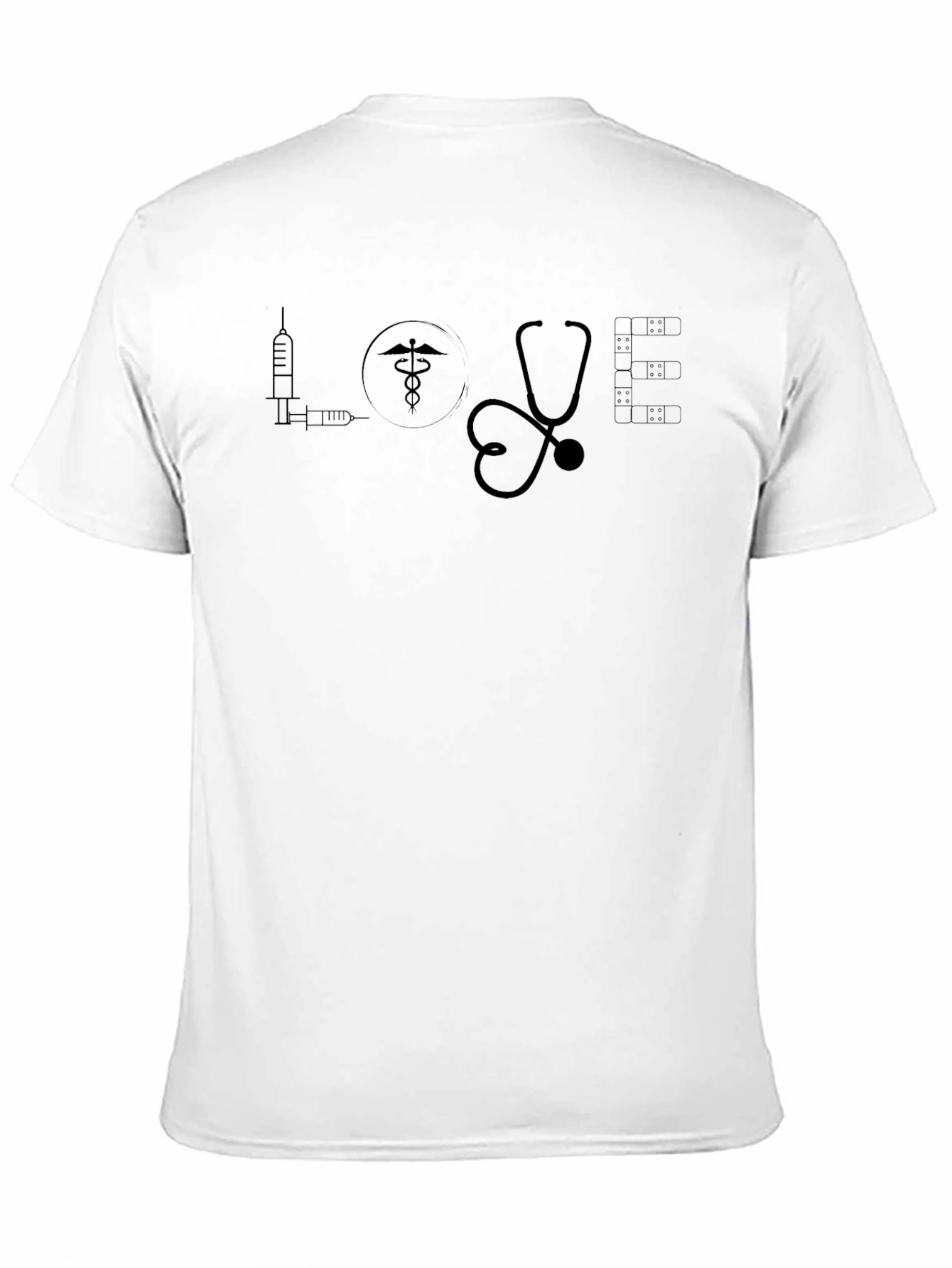 Love Healthcare Black T-Shirt