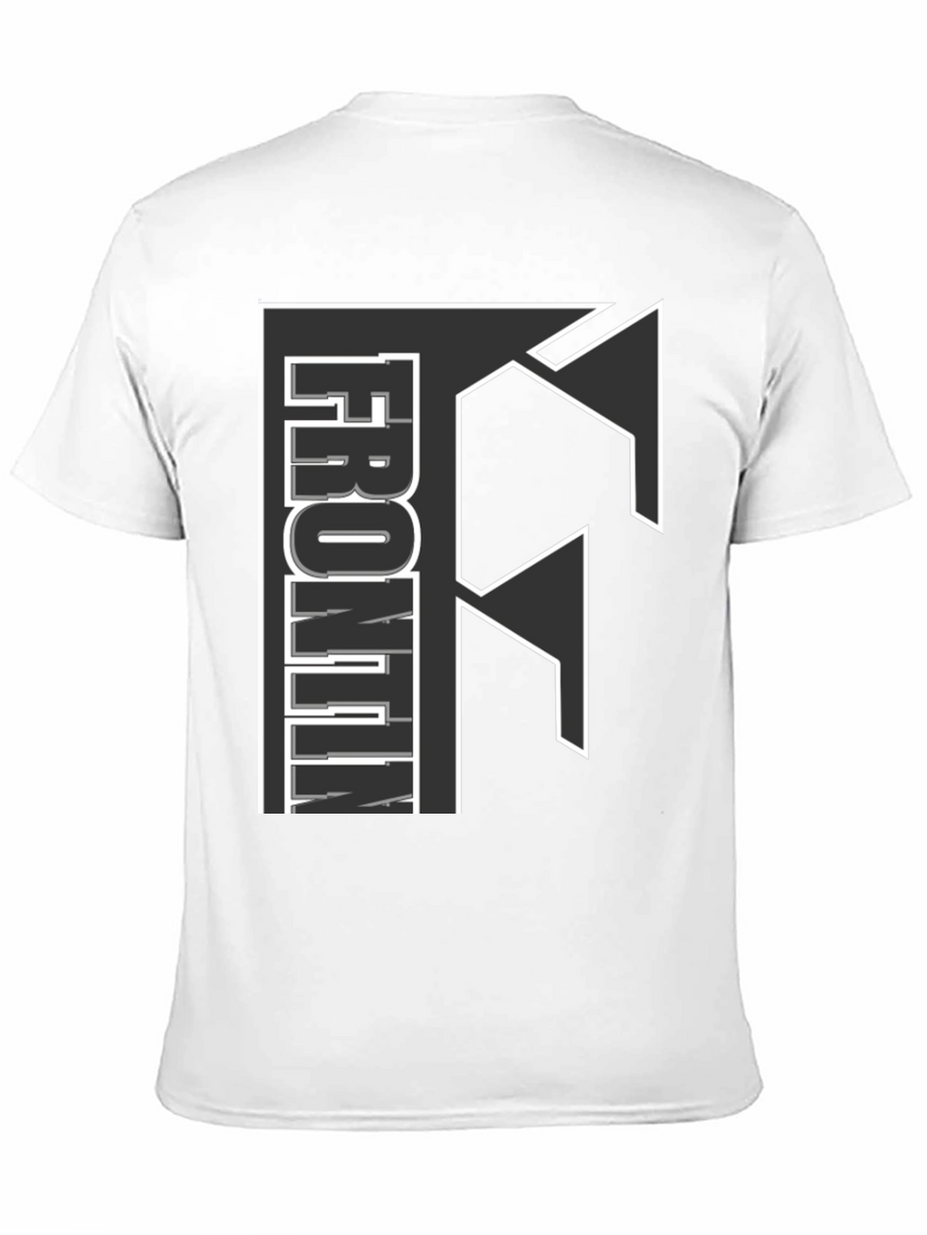 Frontin Black Graphic Tee