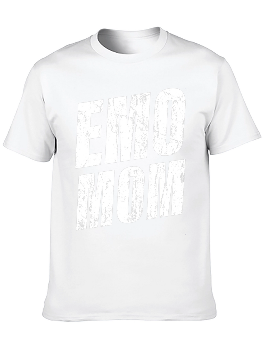 Emo Mom Graphic Tee - Distressed Print