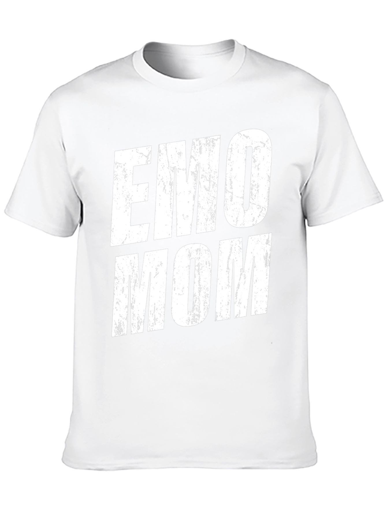 Emo Mom Graphic Tee - Distressed Print