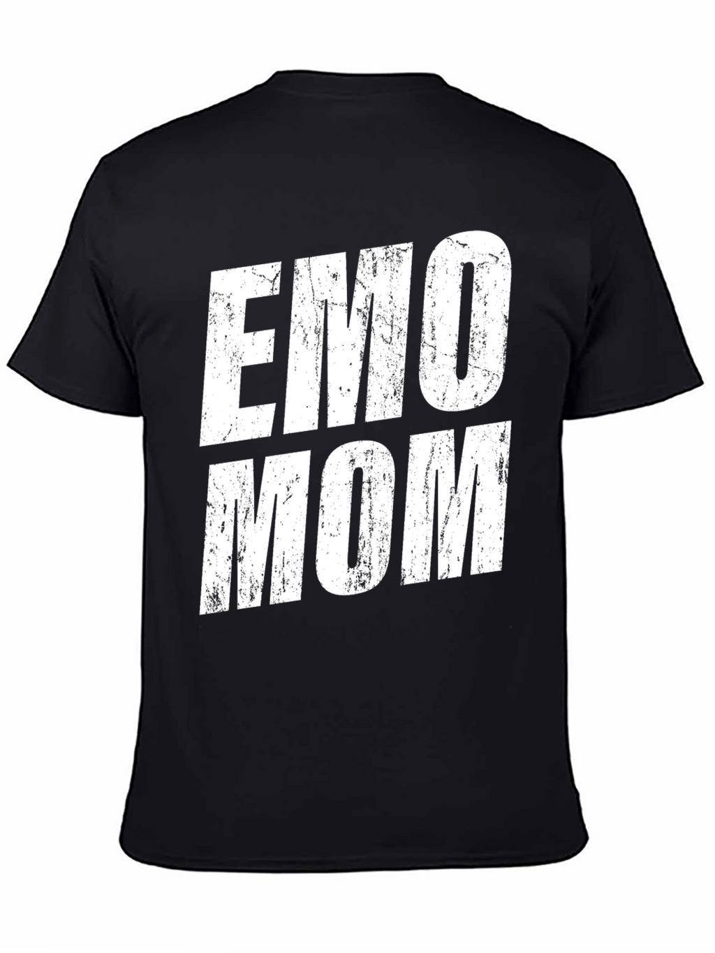 Emo Mom Graphic Tee - Distressed Print