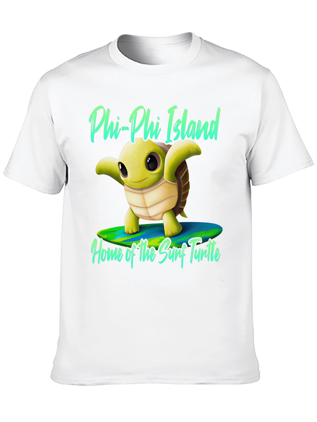 Phi Phi Island Surf Turtle Graphic Tee