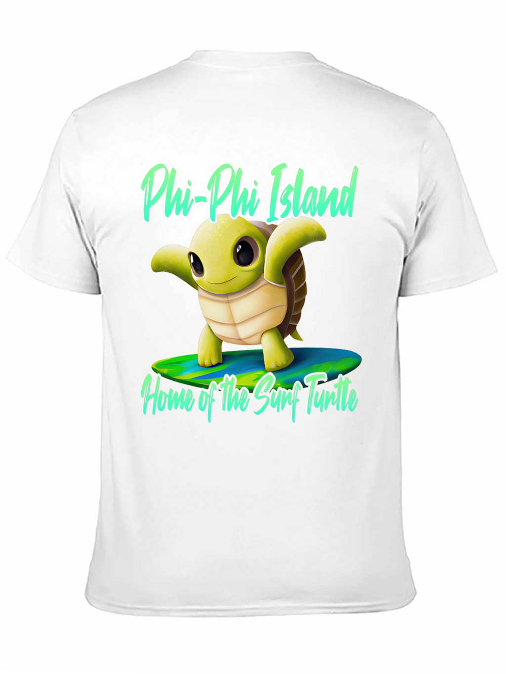 Phi Phi Island Surf Turtle Graphic Tee