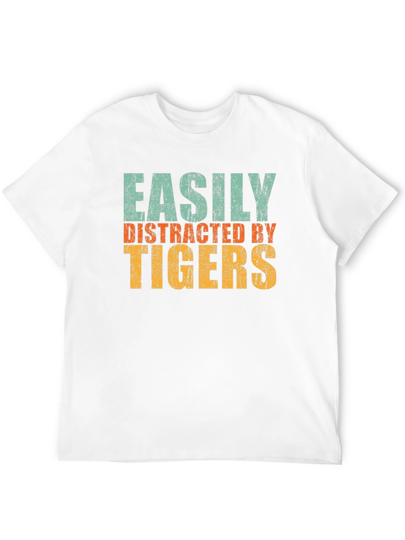 Easily Distracted by Tigers Graphic T-Shirt