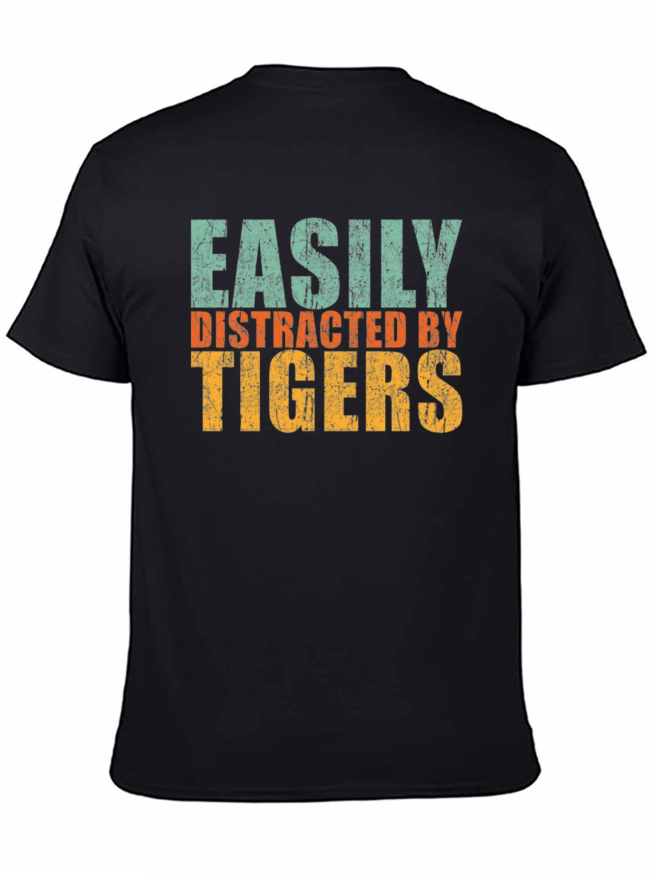 Easily Distracted by Tigers Graphic T-Shirt