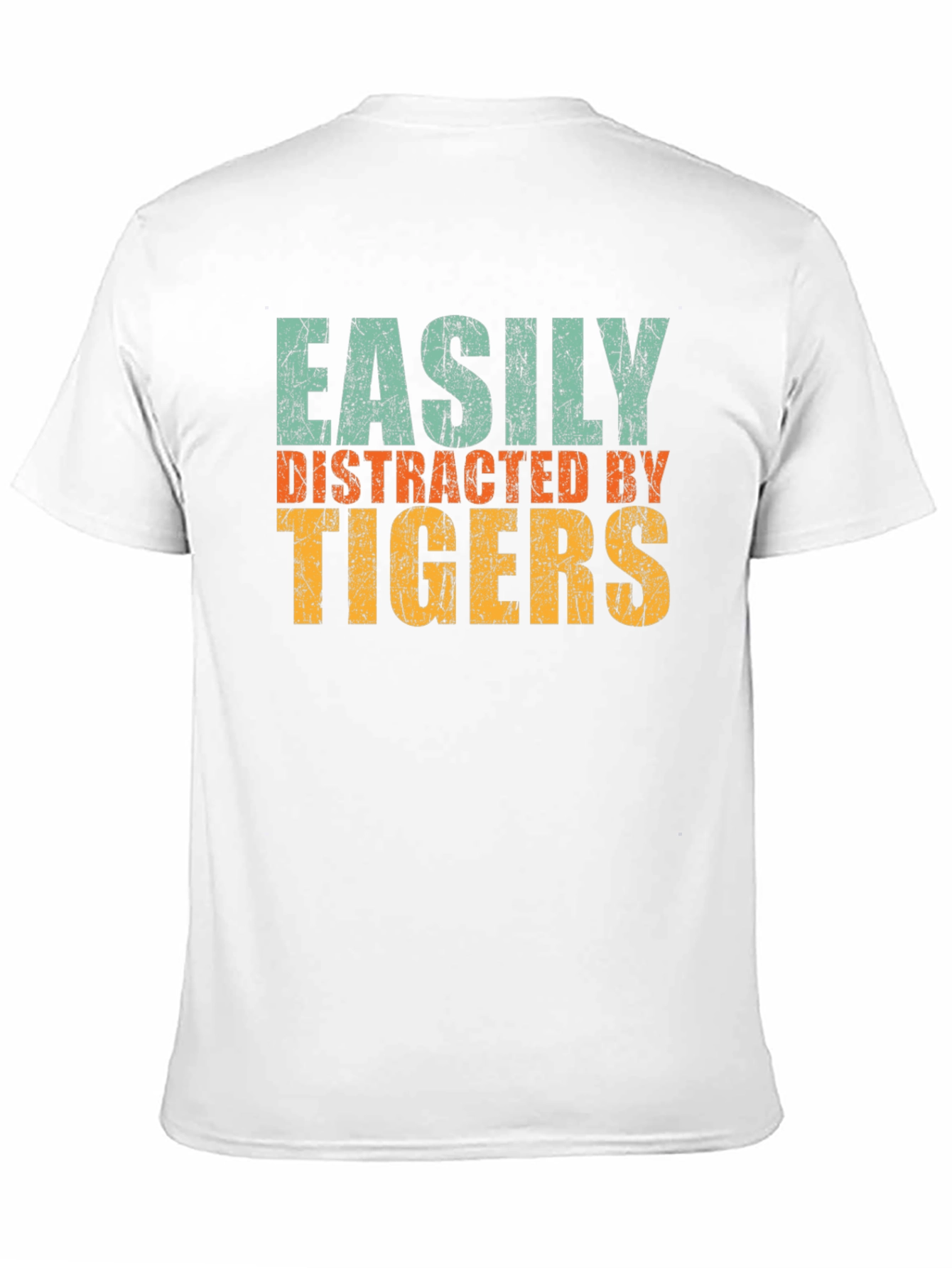 Easily Distracted by Tigers Graphic T-Shirt