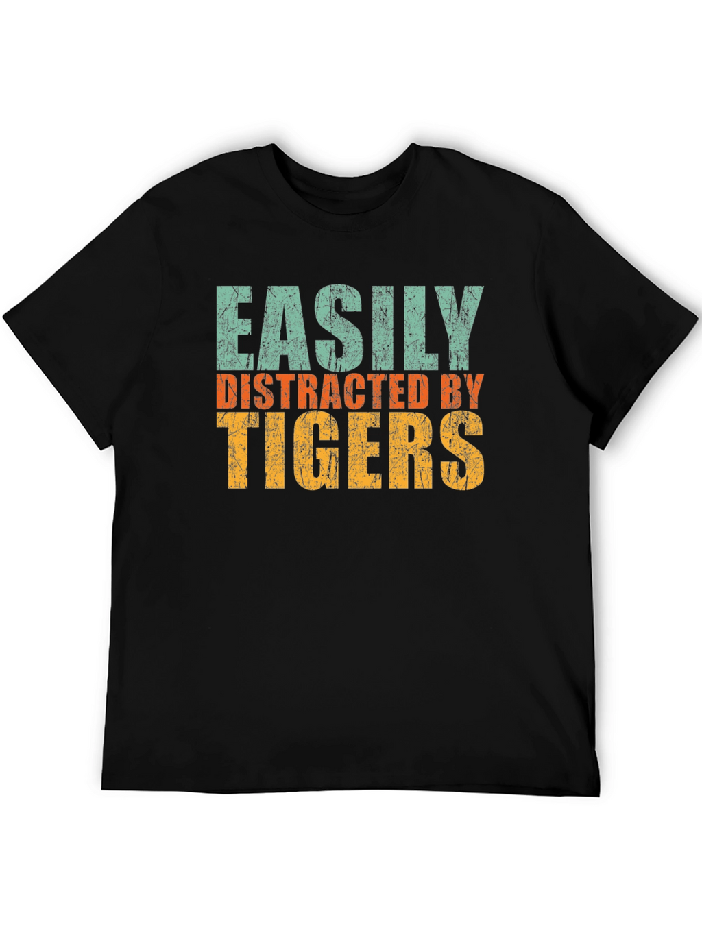 Easily Distracted by Tigers Graphic T-Shirt