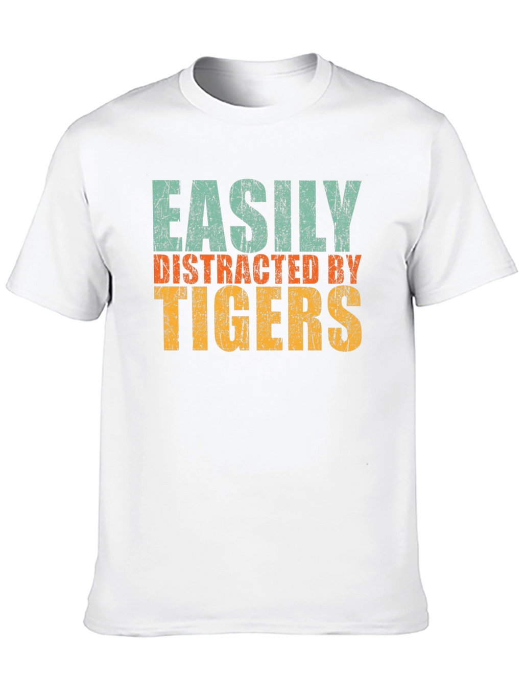 Easily Distracted by Tigers Graphic T-Shirt