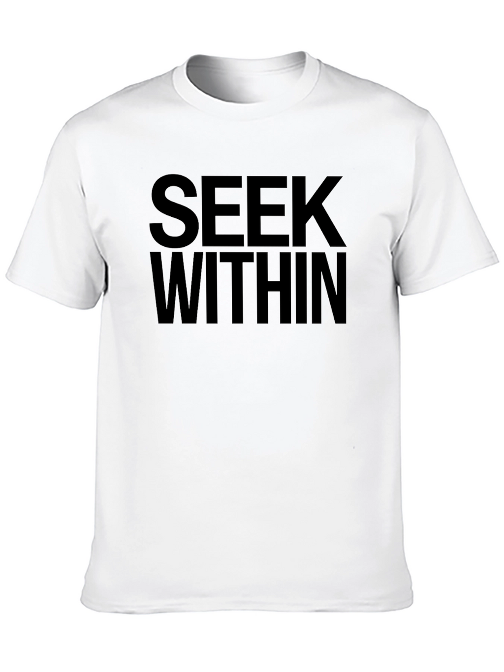 Seek Within Graphic Black T-Shirt