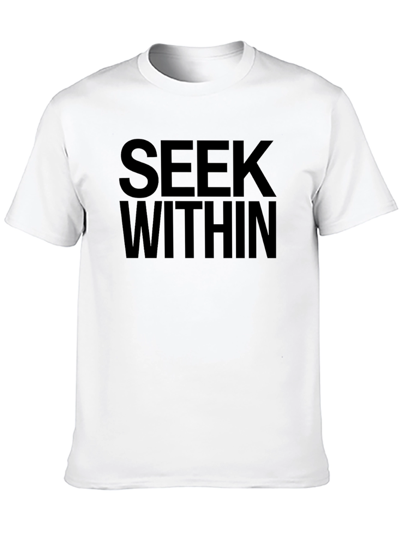 Seek Within Graphic Black T-Shirt