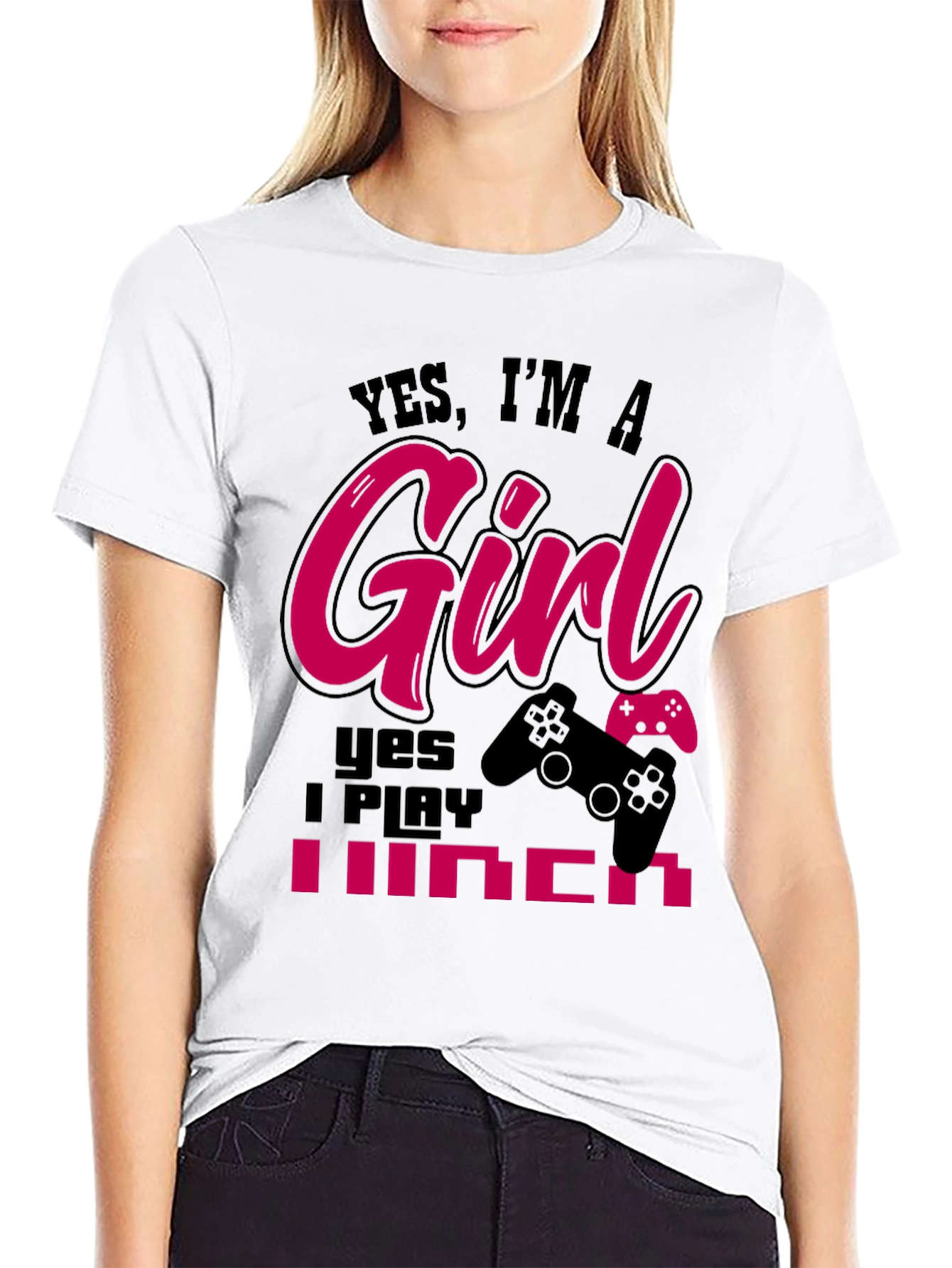 Yes Im A Girl Gamer T-Shirt