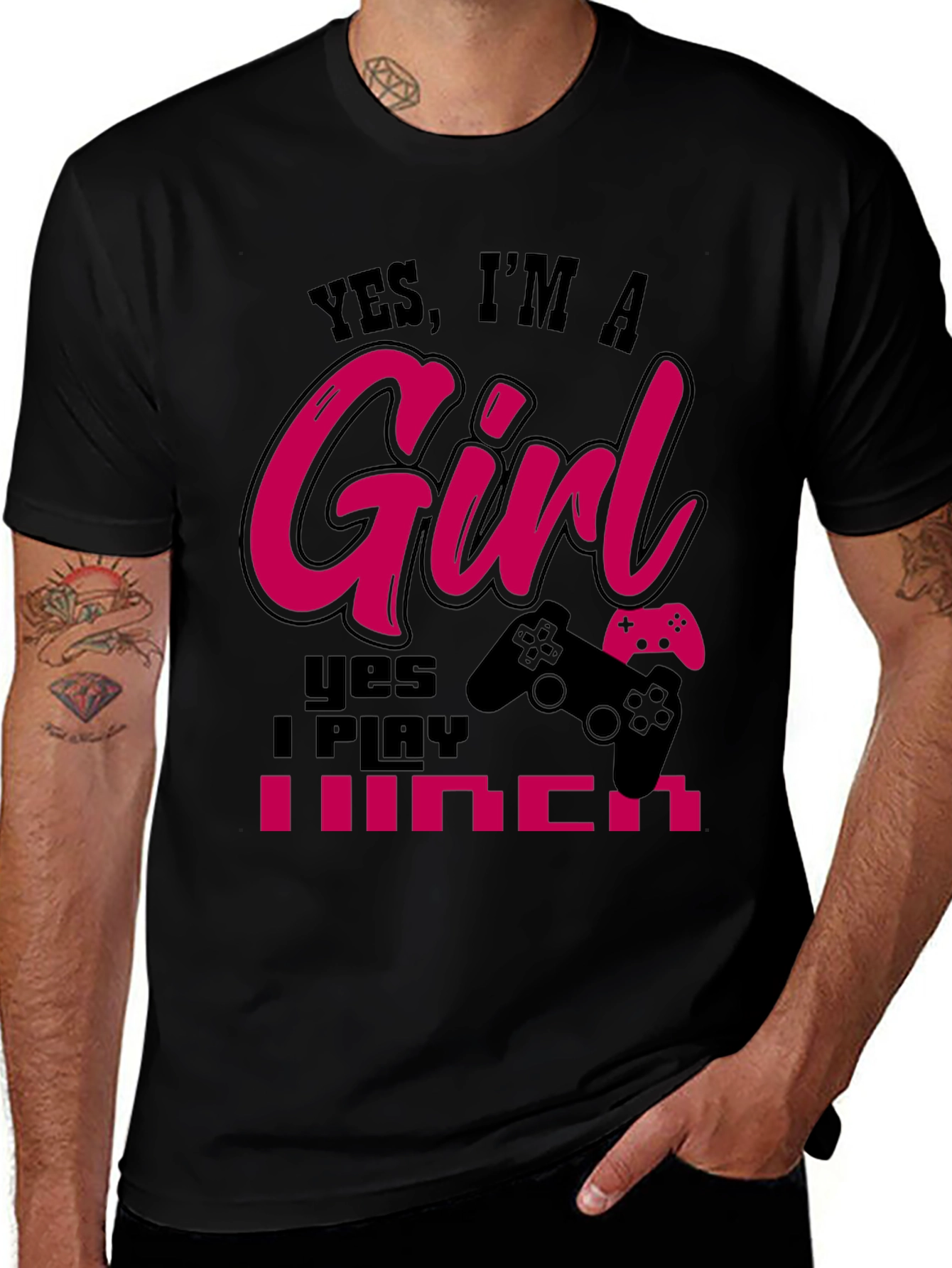 Yes Im A Girl Gamer T-Shirt