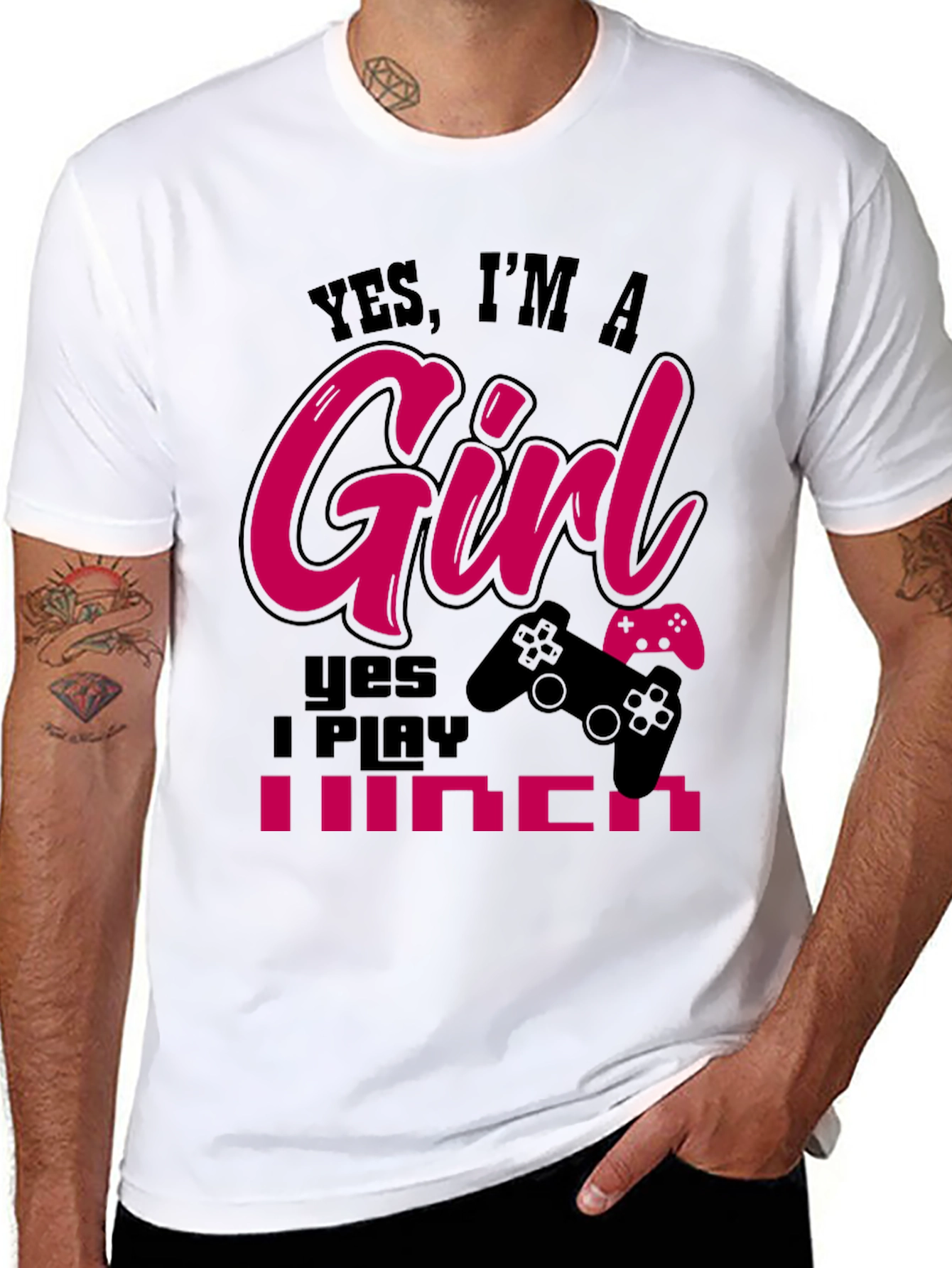 Yes Im A Girl Gamer T-Shirt