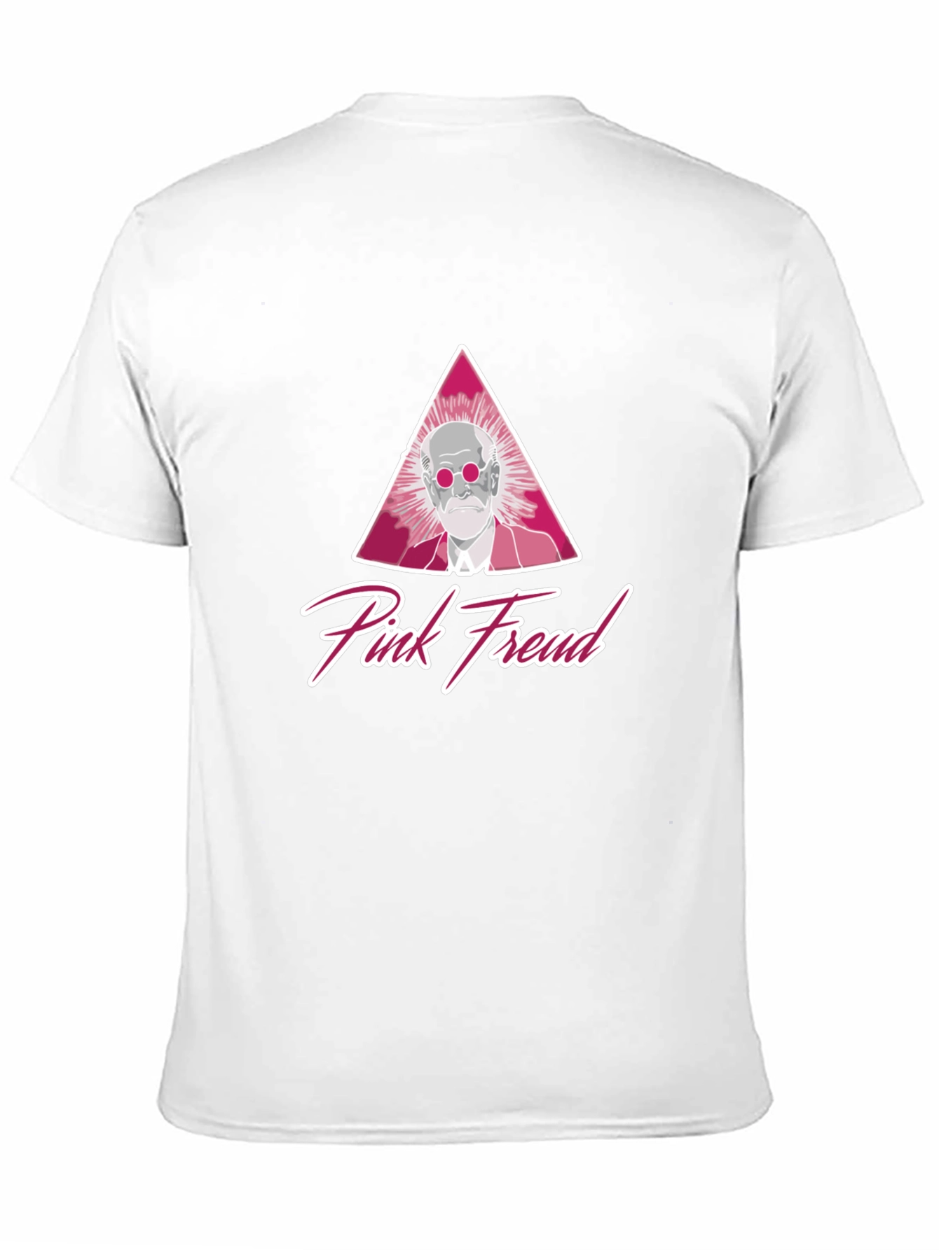 Pink Freud Black T-Shirt - Unique Graphic Tee