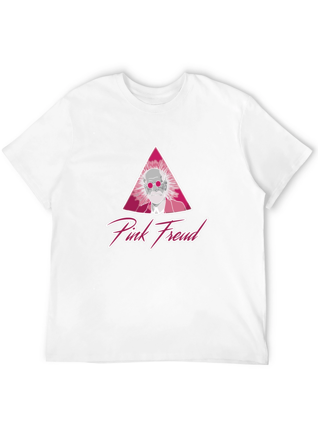 Pink Freud Black T-Shirt - Unique Graphic Tee