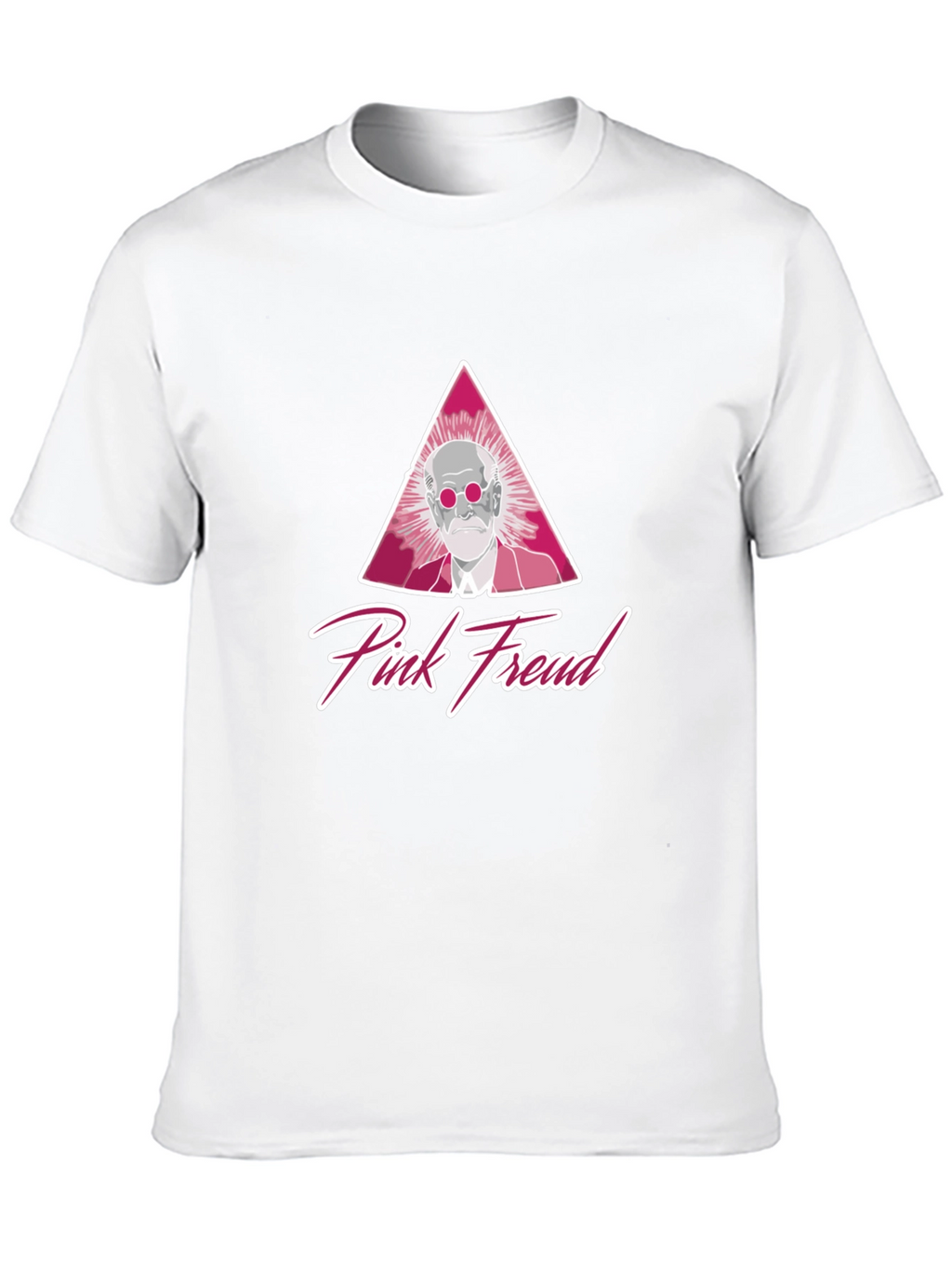 Pink Freud Black T-Shirt - Unique Graphic Tee