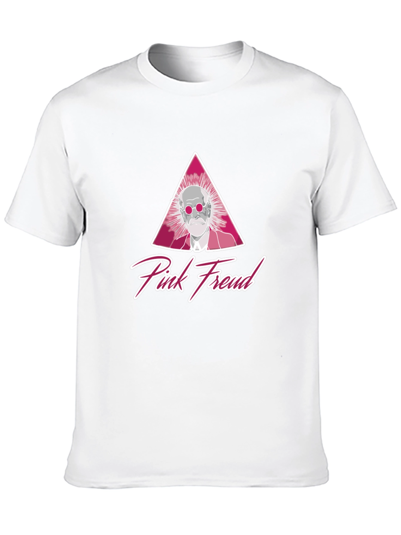 Pink Freud Black T-Shirt - Unique Graphic Tee