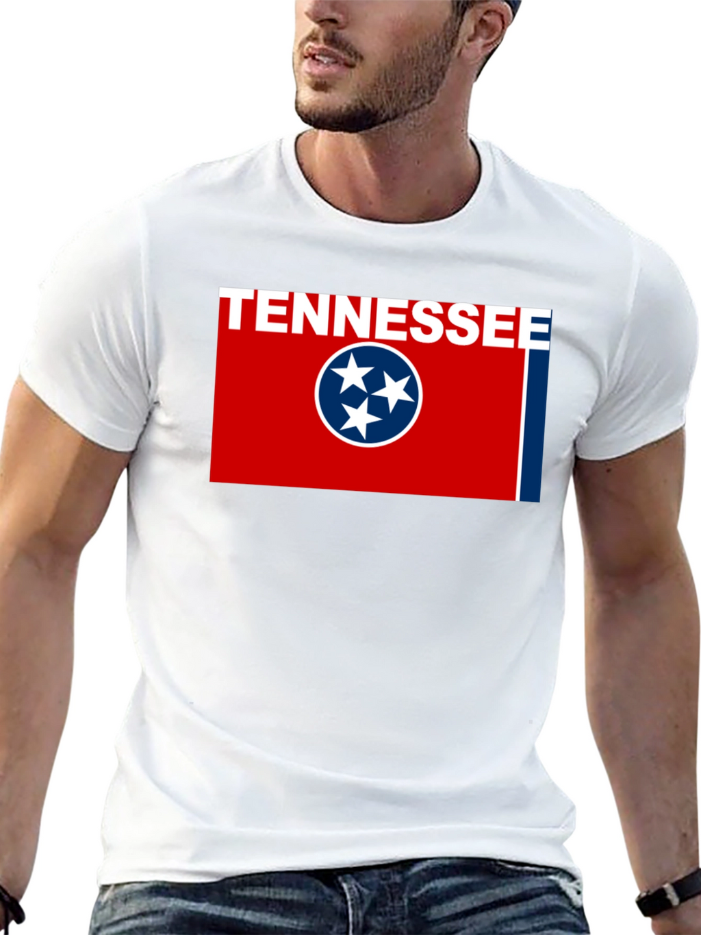 Tennessee Flag Graphic Tee - Stylish State Pride T-Shirt