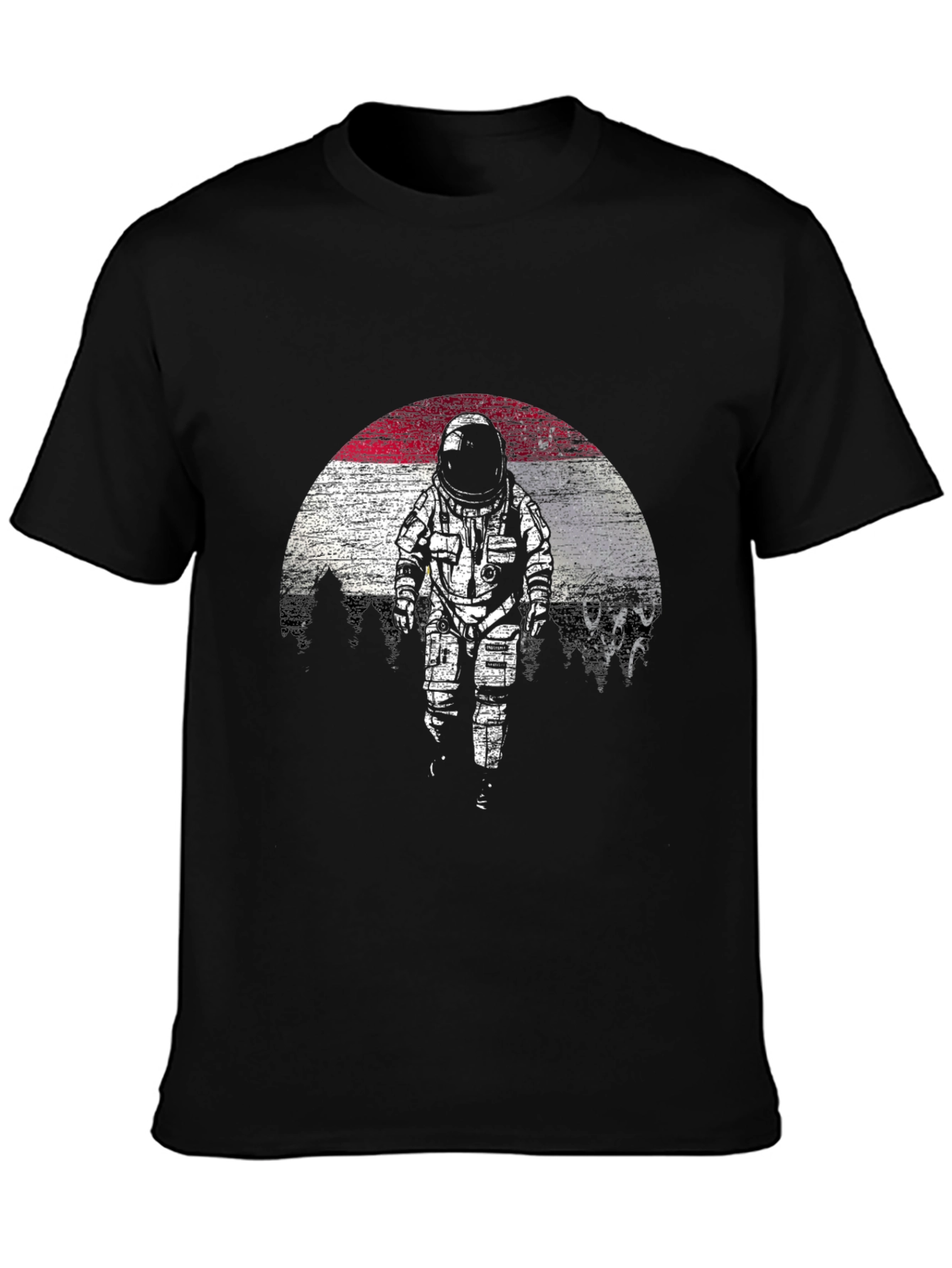 Astronaut Graphic Tee - Black T-Shirt