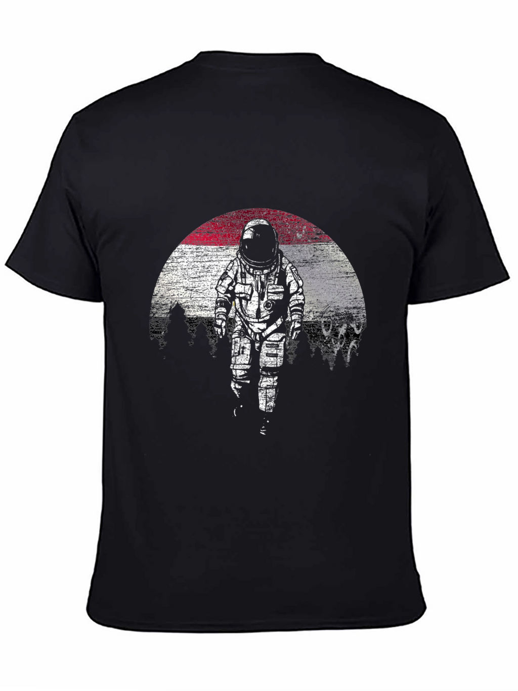 Astronaut Graphic Tee - Black T-Shirt