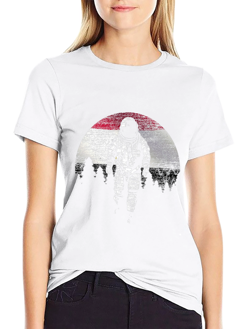 Astronaut Graphic Tee - Black T-Shirt