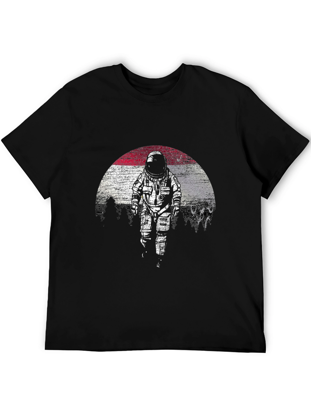 Astronaut Graphic Tee - Black T-Shirt