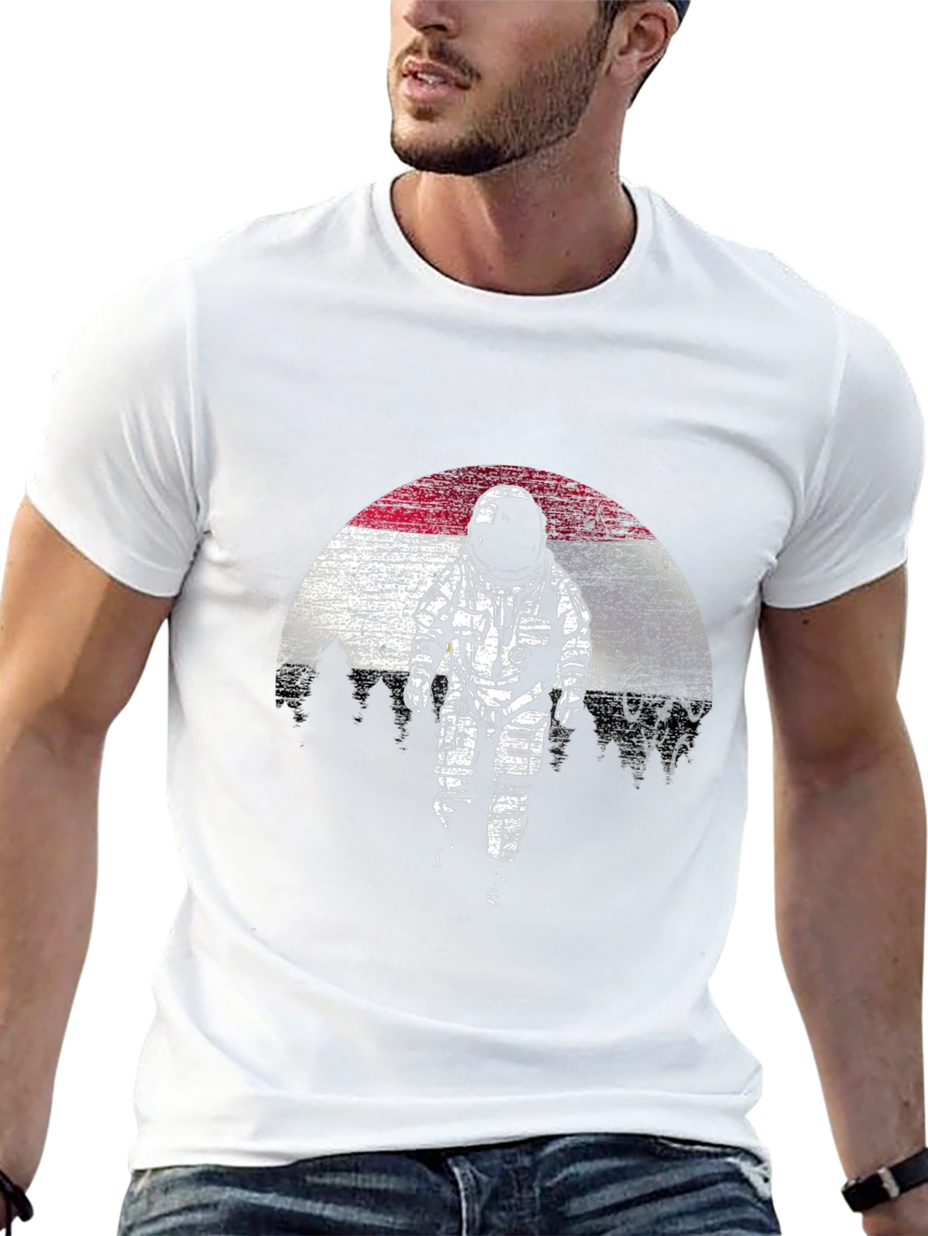 Astronaut Graphic Tee - Black T-Shirt
