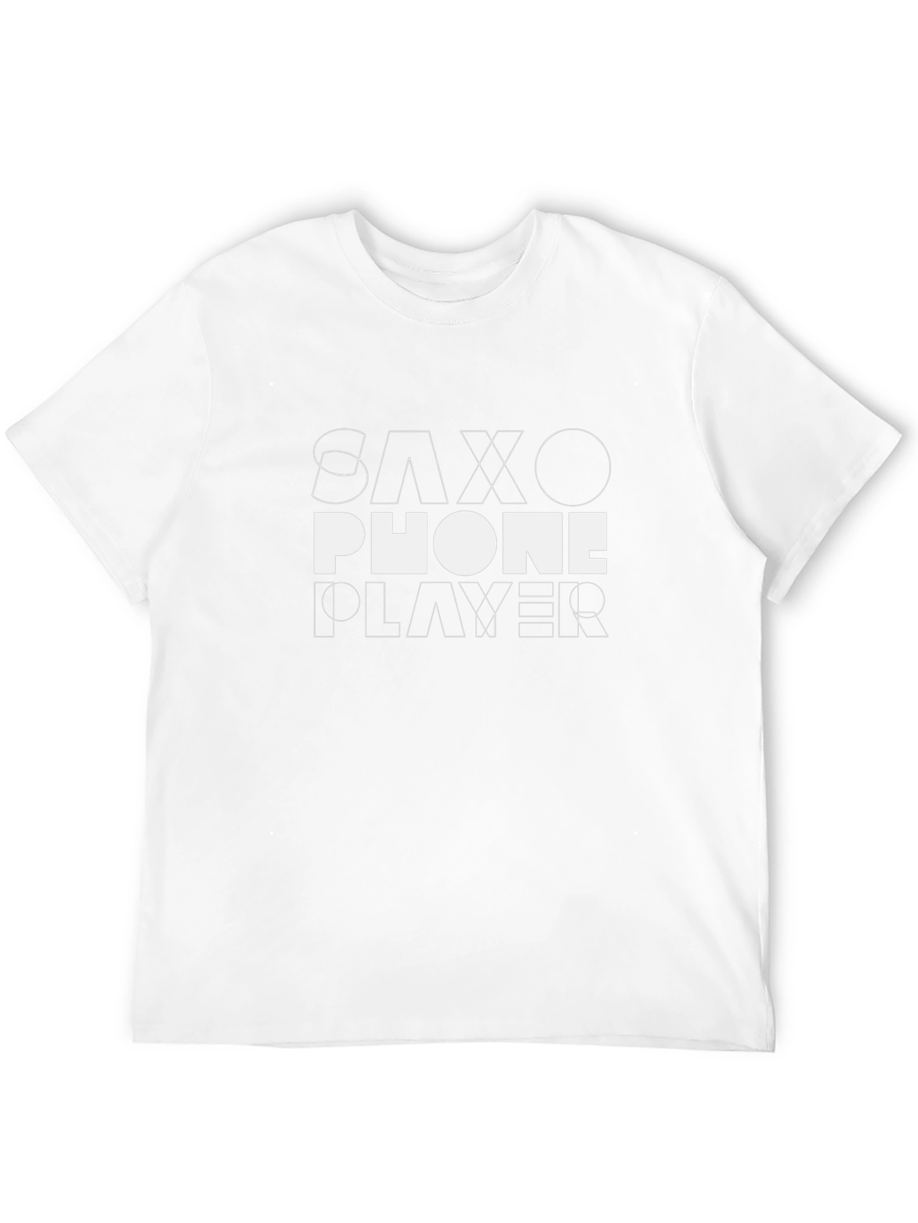 Saxophone Player Graphic Tee - Black