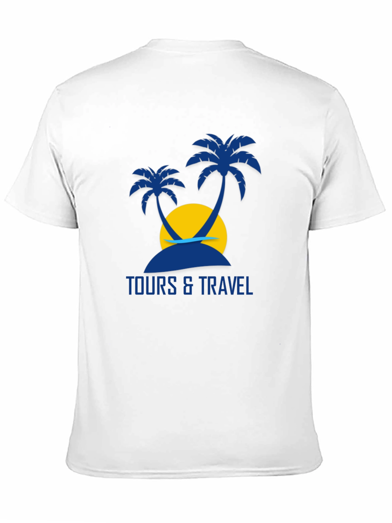 Tours & Travel Graphic Black T-Shirt