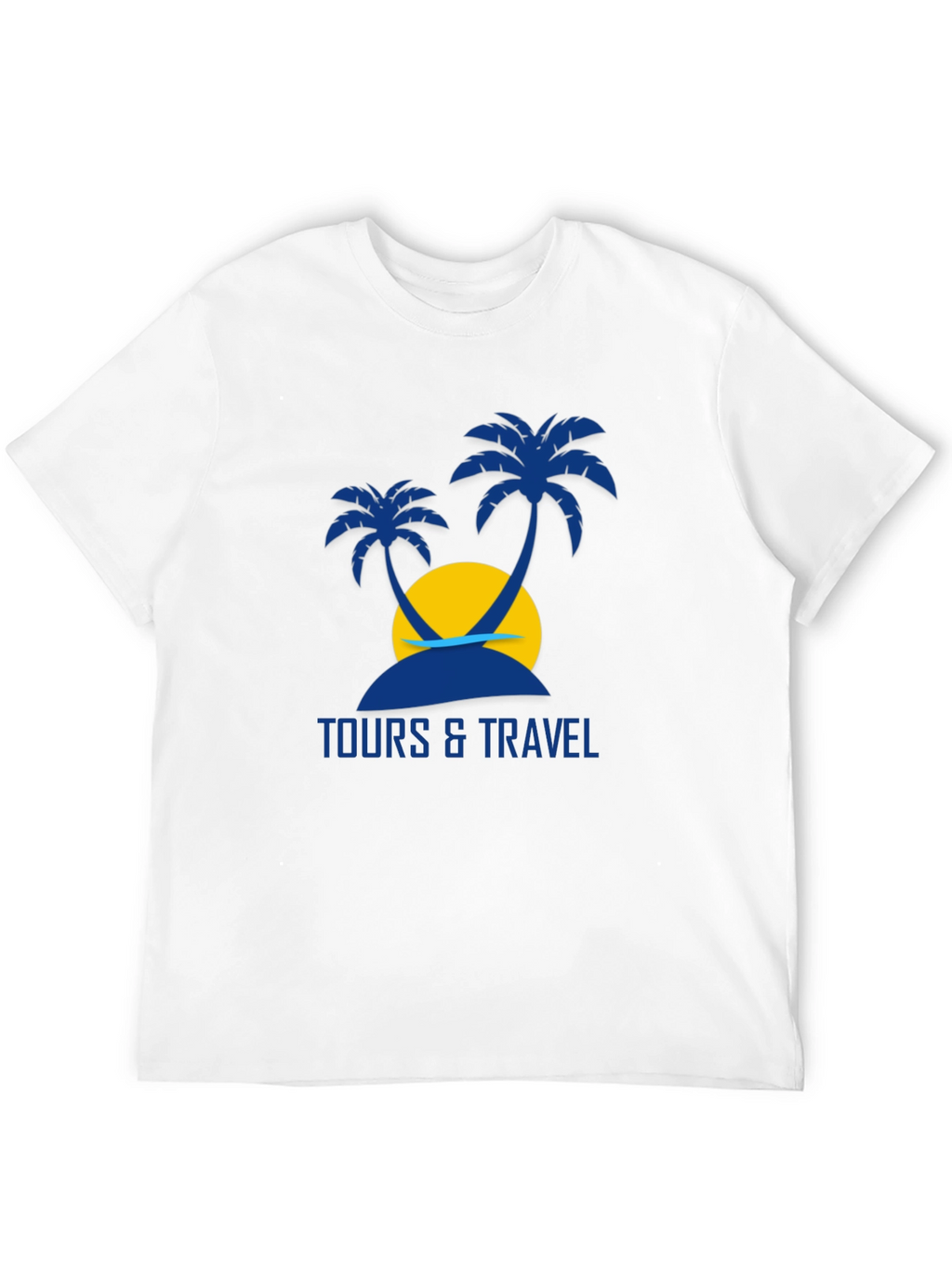 Tours & Travel Graphic Black T-Shirt