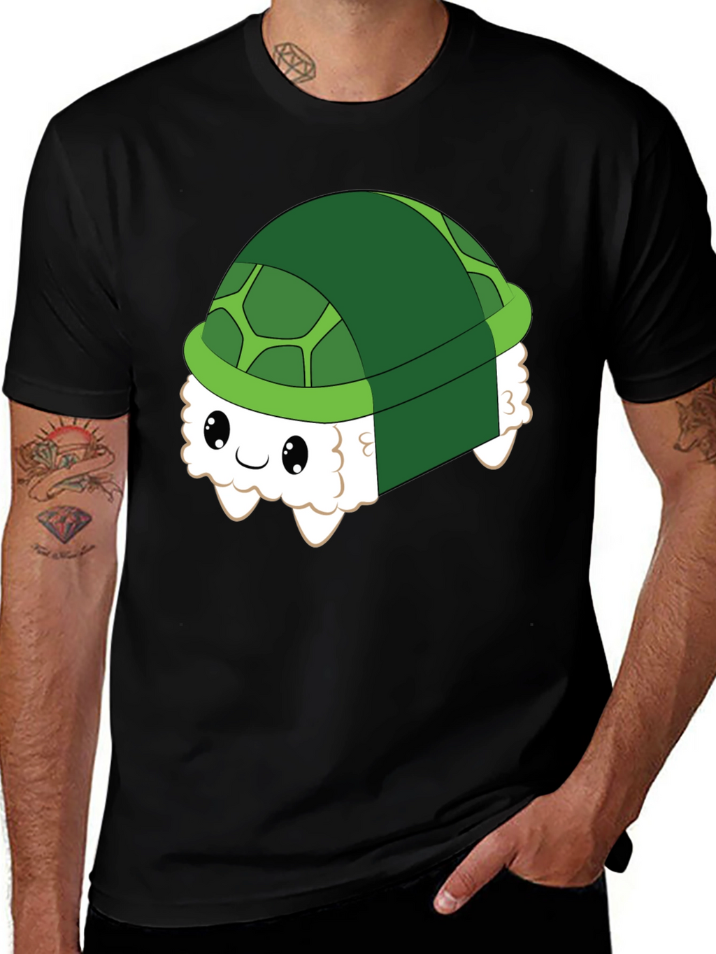 Sushi Turtle Graphic T-Shirt