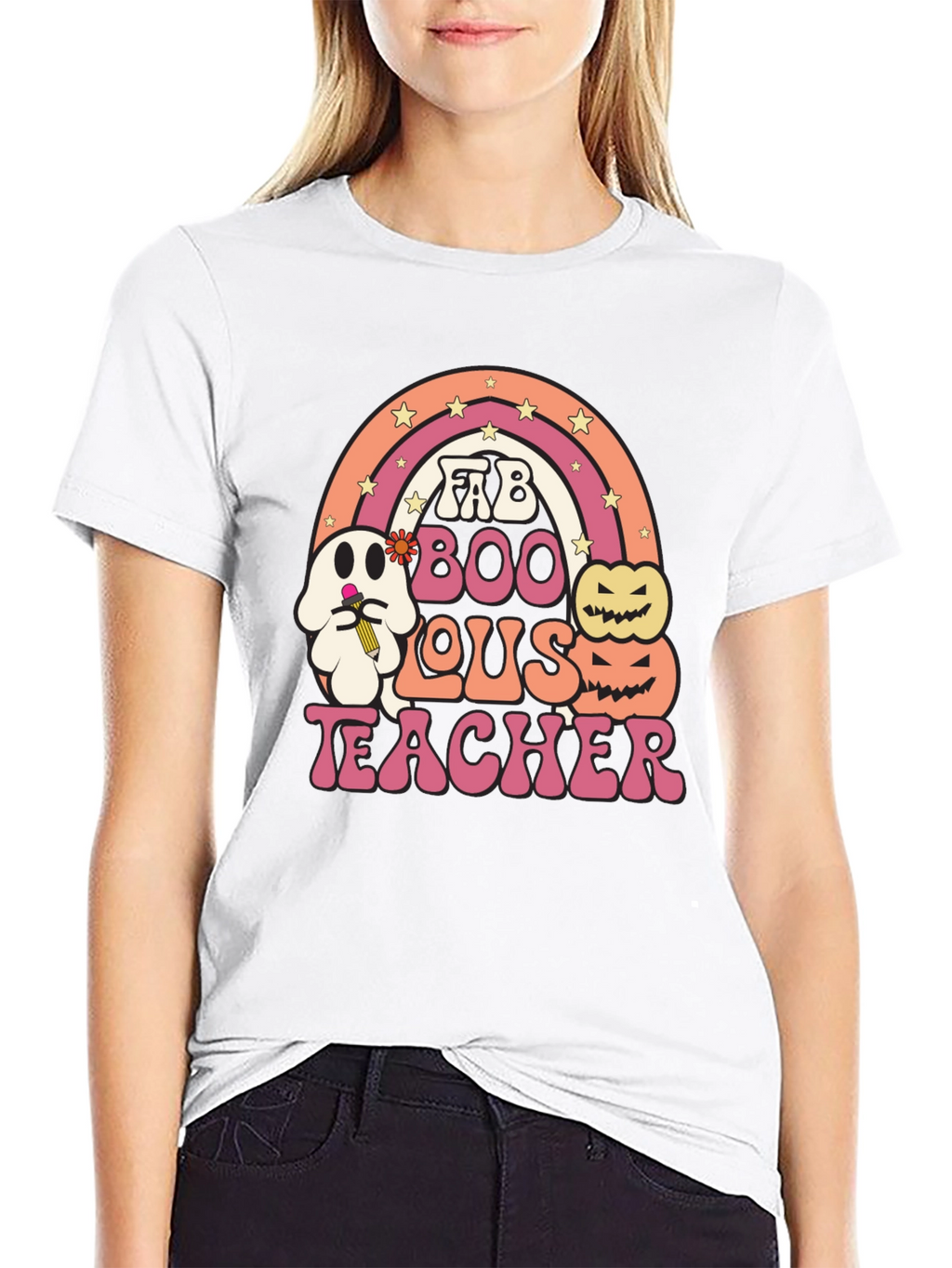 Fab Boolous Teacher Halloween Graphic Tee