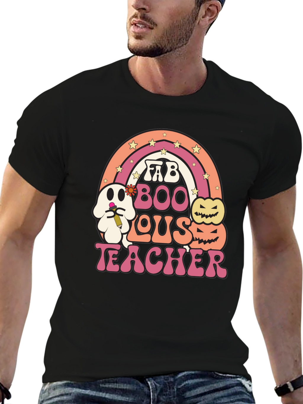 Fab Boolous Teacher Halloween Graphic Tee