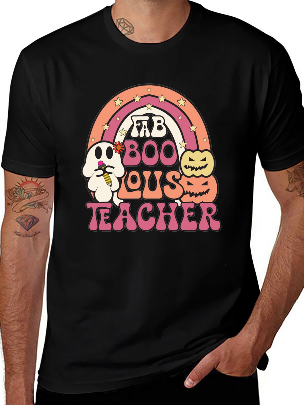 Fab Boolous Teacher Halloween Graphic Tee